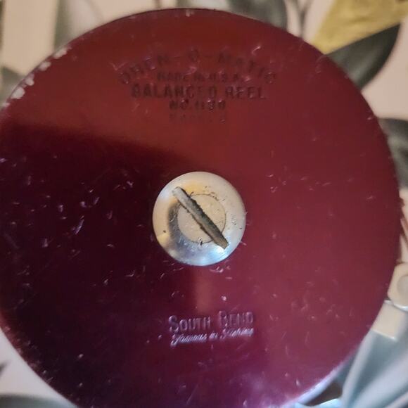 South Bend Oren-O-Matic Fly Reel No. 1130 Model D Automatic Reel MCM USA Made - Picture 3 of 4